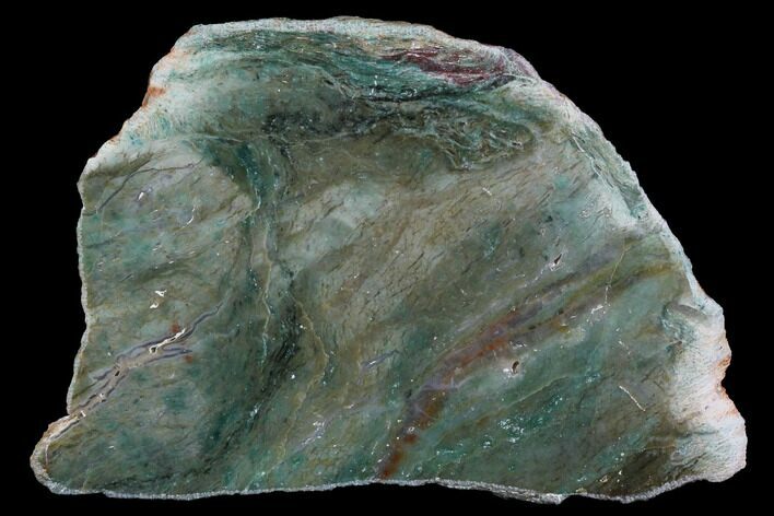 Polished Fuchsite Chert (Dragon Stone) End Cut - Australia #89986